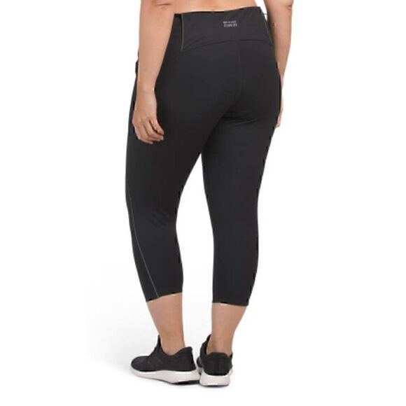 New Balance Active Dry Running Plus Cropped Impact Tights Midrise Size 1X - Picture 3 of 13